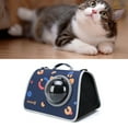 thumbnail image 3 of Bolsa de transporte para gatos Bling Bling Bolsa de viaje transpirable, 3 of 10