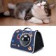 thumbnail image 5 of Portador de viaje para gatos,Bolsa de transporte para gatos Bolsa de transporte para gatos transpirable Bolsa de transporte para gatos Diseño a prueba de futuro Jadeshay  A, 5 of 8