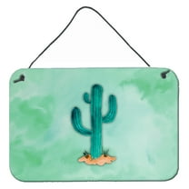 Carolines Treasures BB7369DS812 Western Cactus Watercolor Wall or Door Hanging Prints  8x12 multicolor