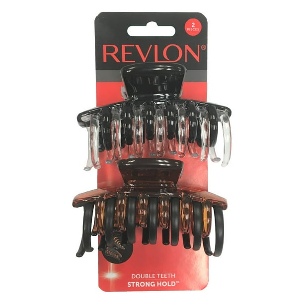 Revlon Strong Hold Hair Claw Clips, 2 Count Revlon Strong Hold Hair Claw Clips, 2 Count