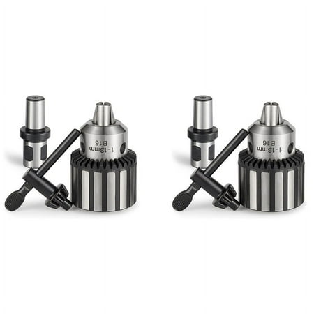 

2X Super Heavy Duty 1/2 Inch (1-13mm) Magnetic Drill Chuck with 3/4 Inch Shank Adapter