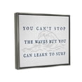 thumbnail image 4 of Stupell Industries Learn to Surf Inspirational Landscape Painting Gray Floater Framed Canvas Art Print Wall Art, 31 x 25, 4 of 10