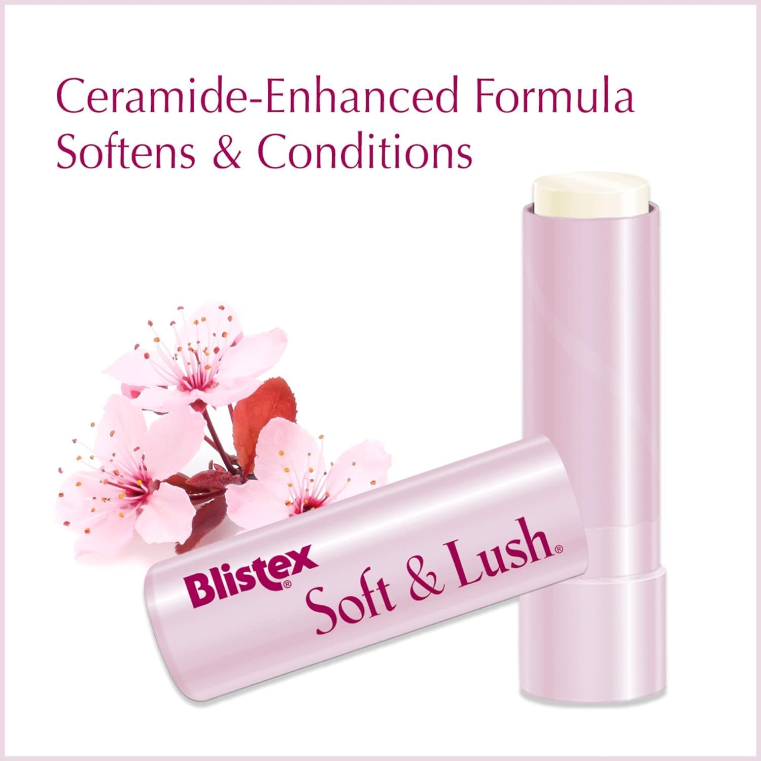 Blistex Soft & Lush Lip Balm, 0.13 oz (Pack of 8)