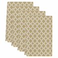 thumbnail image 2 of Brown Morocco Kitchen Towels Set of 4, Abstract Modern Geometric Textured Absorbent Dish Towels for Kitchen, Microfiber Hand Towel, Quick Drying Tea Towel for Cleaning Decorative Dishcloths, 2 of 7