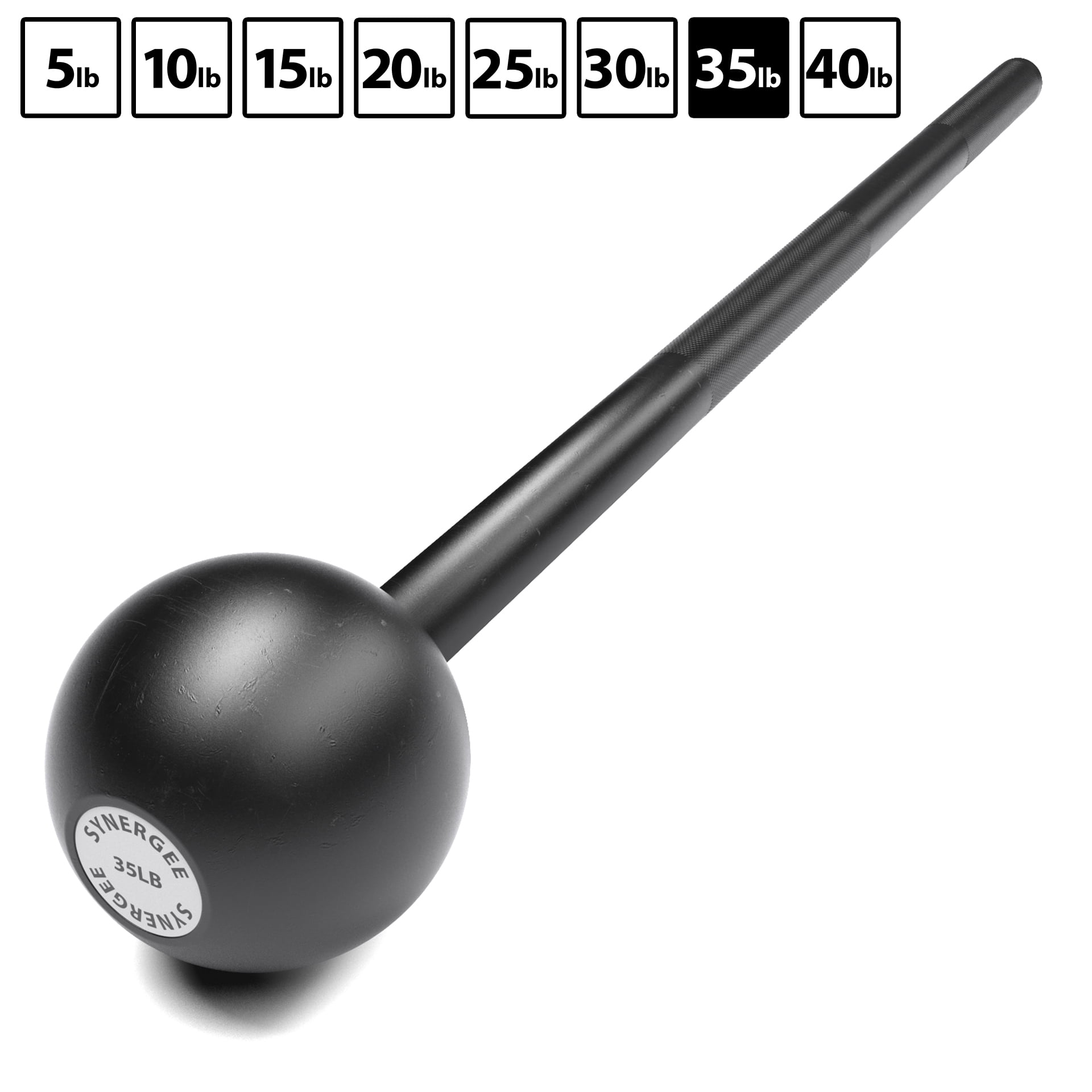 Synergee 35lb Steel Mace Mace Club Macebells for Functional Fitness