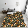 thumbnail image 5 of Salouo Forest Squirrel Print Bed Blankets,Flannel Blanket Comfortable Air Conditioning Blanket Lightweight Blanket for Sofa Bed Travel & Couch -60"x50", 5 of 8