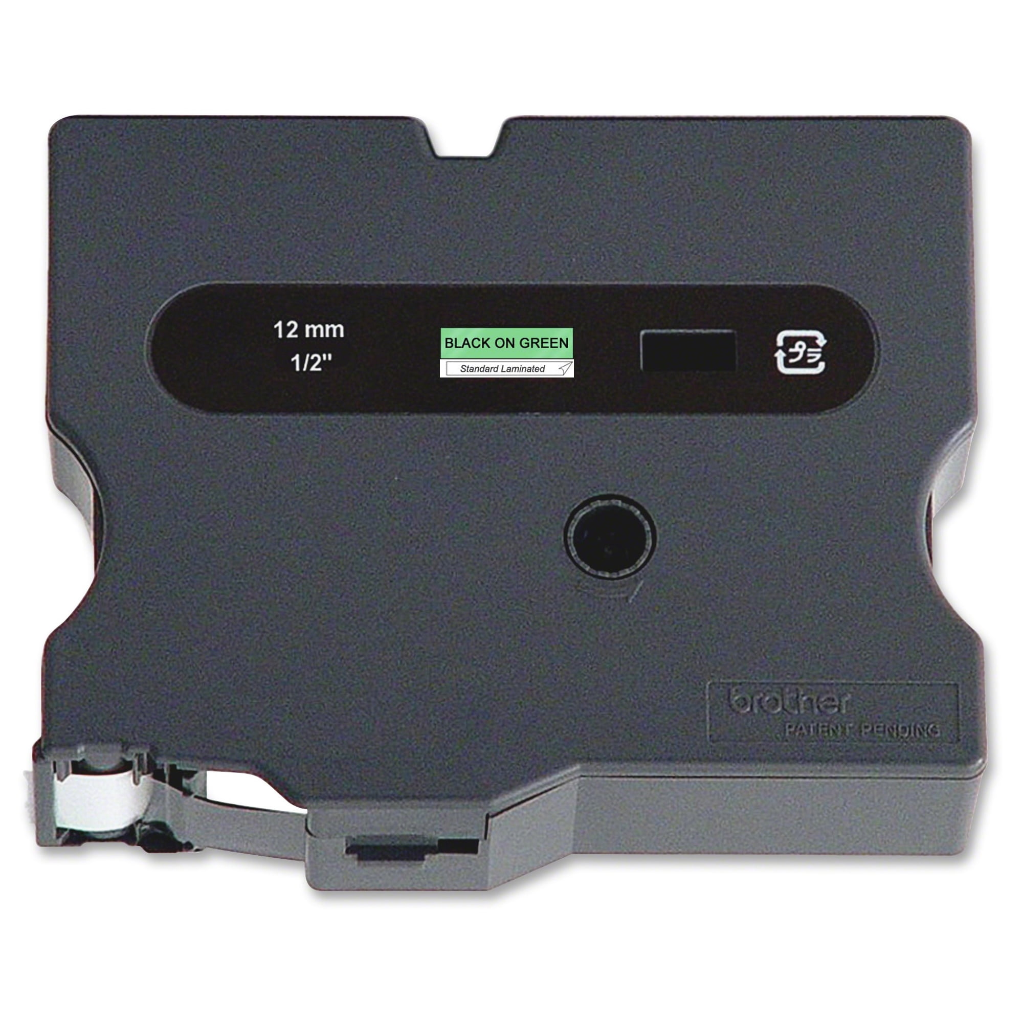 Brother P-Touch TX7511 Label Tape - 1 Inch Wide, Black On Green, 50 Foot Roll For High-Volume Printing 2 thumbnail image
