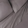 thumbnail image 5 of BNM Ultra Soft Deep Pockets 400 Thread Count Egyptian Cotton Stripe Sheet Set, 5 of 9