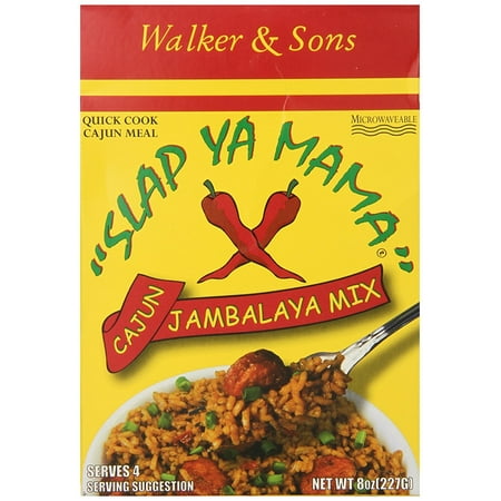 Slap Ya Mama Louisiana Style Jambalaya Dinner Mix, Quick & Easy Cajun Meal, 8 oz Box, Pack of 3, 3Count - 1 (Best American Dinner Food)