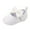 White, variant on Meresysid Infant Newborn Shoes Summer Cute Knitted Bow Wool Shoes Non-slip Baby Walking Shoes