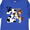 thumbnail image 4 of Inktastic I'm Two-cowboy Riding Horse Birthday Boys Long Sleeve Toddler T-Shirt, 4 of 5