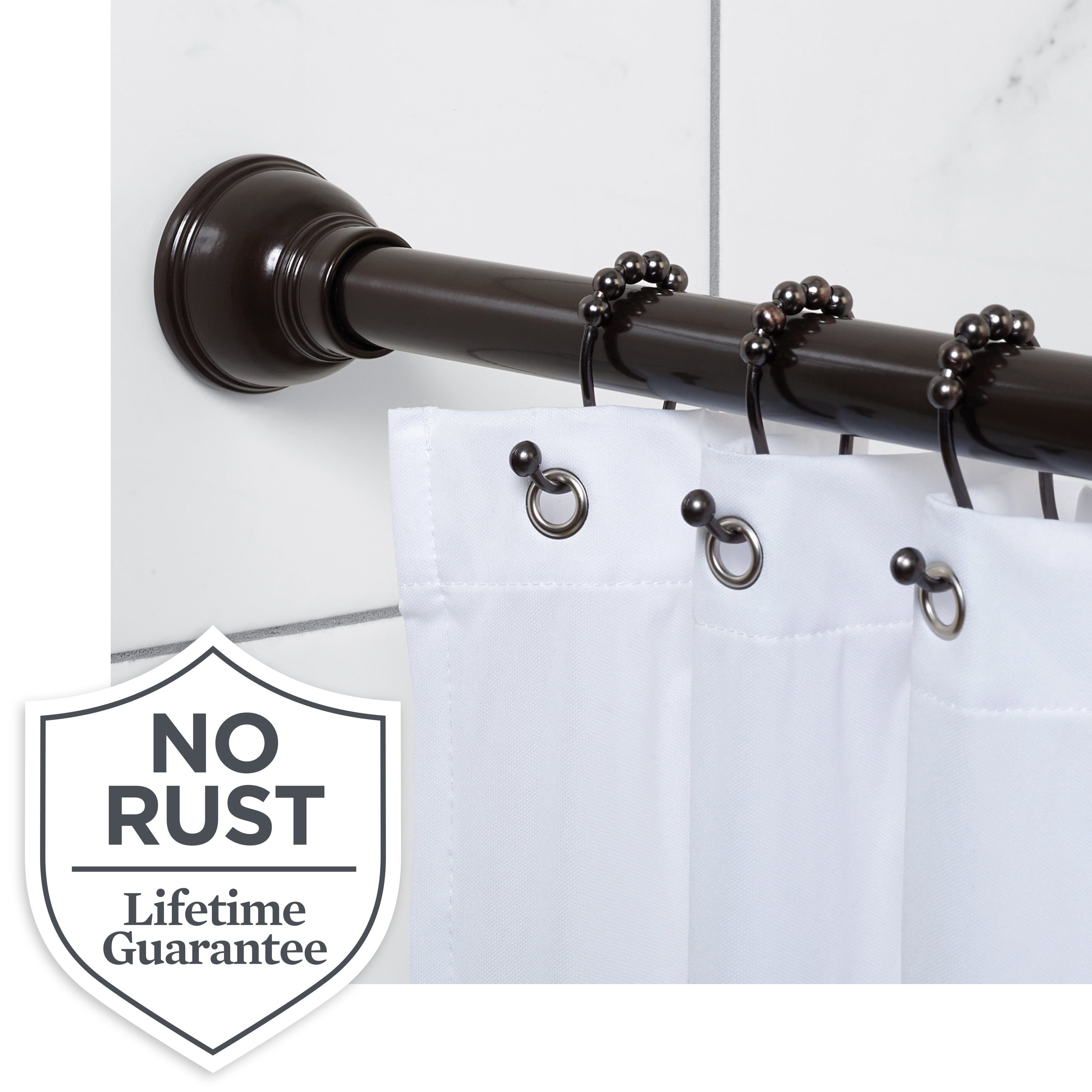 Better Homes & Gardens Easy Hang Rustproof Adjustable Bronze Shower