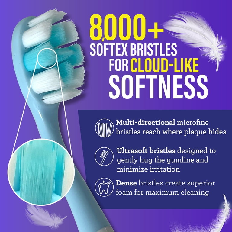 GuruNanda, Butter on Gums Toothbrush, Extra Soft Bristles, 8 Pack