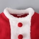 thumbnail image 4 of Ropa Para Niñas Bebés Traje Para Niños Pequeños Primavera Otoño Invierno Manga Larga Mirada De Papá Noel Ropa De Tres Piezas Para Niños Rojo Odeerbi  LM103-3386, 4 of 9