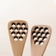 thumbnail image 3 of EeaseMX 5 cucharas de madera huecas para remover miel, estilo japonés, con diseño de panal, separadores de huevos y mezcladores (Burlywood), 3 of 7