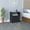 Black#03, variant on Wooden Nightstands Nightstand, Single Door Cabinet, Metal Handle, One Shelf, Superior Top, Black,Bedside Nightstands