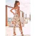 thumbnail image 3 of LASCANA Women's Sleeveless V-Neck Jumpsuit Strap, 3 of 5