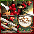 thumbnail image 3 of Colorful Theme Merry Christmas Banner Fun Decorative Design for Party Celebration Holiday Decoration Family Gathering, 3 of 9