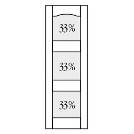 Perfect Shutters 10W in Louvered Cathedral Top Vinyl Shutters