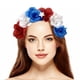 thumbnail image 2 of Diadema Con Bandera Americana, Aro Para El Pelo, Diadema Con Flores Rojas, Blancas Y Azules, Diadema Para El Día De La Independencia, Accesorios Para El Cabello Del 4 De Julio, 2 of 7
