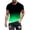 Green, variant on Mens T-Shirts,Mens Tshirts Graphic Big and Tall Short Sleeve Athletic Shirt Summer Fashion Gradient Color Crewneck Pullover Tee