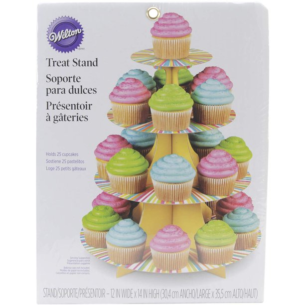 15120726 Treat Stand Color Wheel Cupcake Stand, Holds 25 cupcakes By