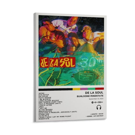 De La Soul Buhloone Mindstate Canvas Poster Bedroom Decoration Landscape Office Valentine's Birthday Gift