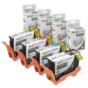 Compatible Lexmark 150XL Set of 4 High Yield Inkjet Cartridges: 1 Black 14N1614, 1 Cyan 14N1615, 1 Magenta 14N1616 and 1 Yellow 14N1618 for Lexmark Pro715, Pro915, S315, S415 & S515 Printers