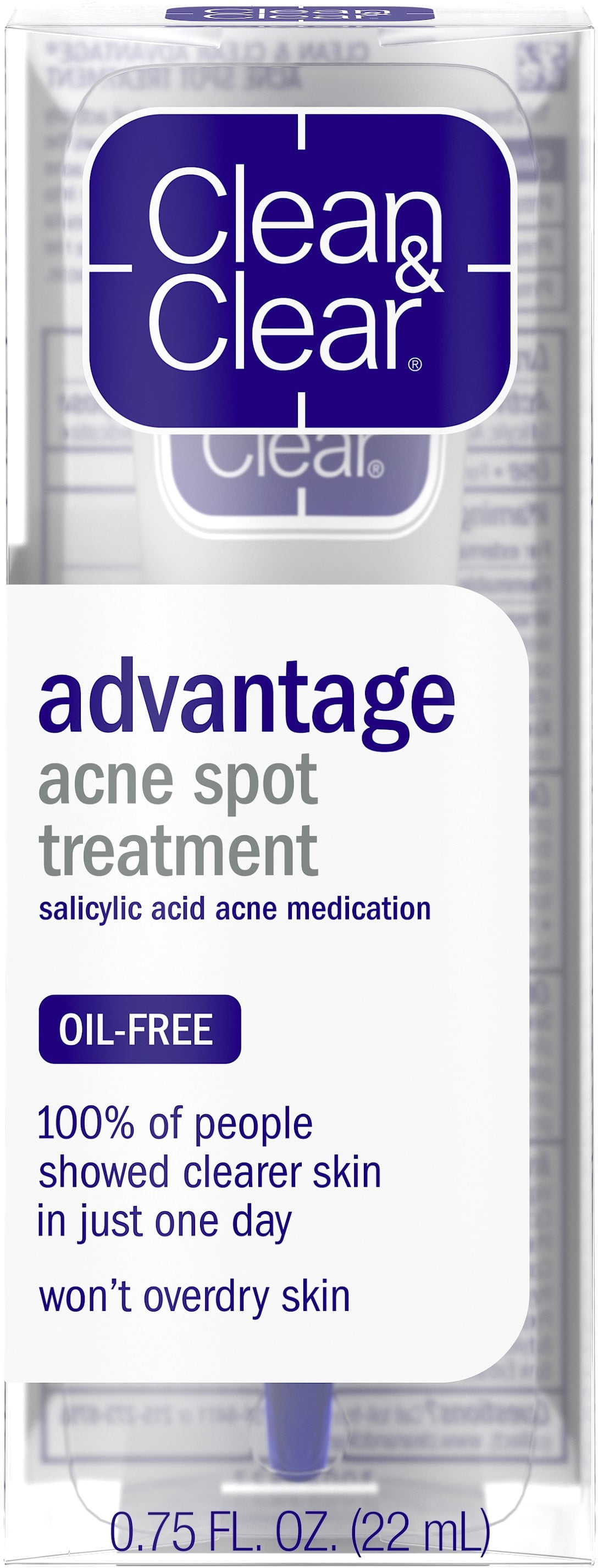 Clean And Clear Advantage Acne Spot Treatment Oil Free 0 75 Oz Pack Of 2