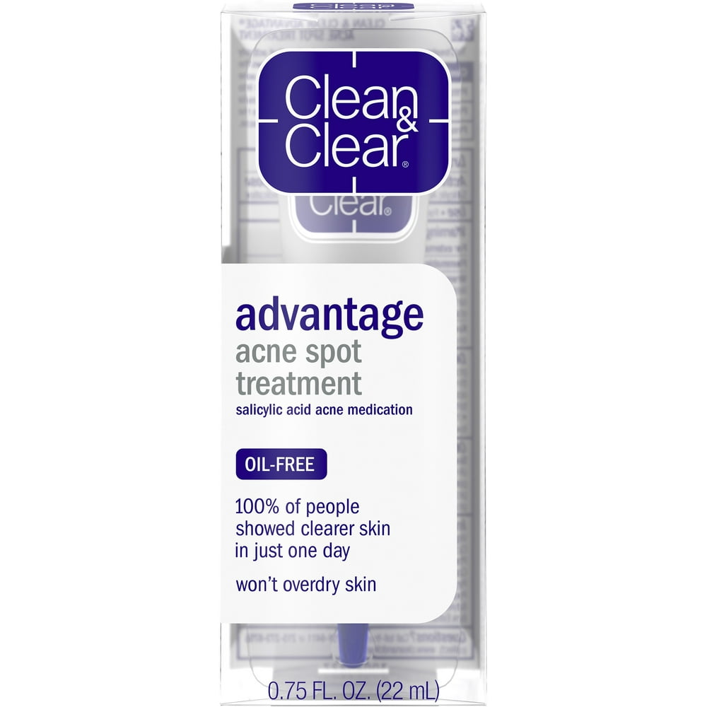 CLEAN & CLEAR ADVANTAGE Acne Spot Treatment OilFree 0.75 oz (Pack of 2