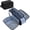 Black and Blue-Large, variant on Travel Toiletry Bag For Men  Medium Water-resistant Double-sided Full-open Dopp Kit Versatile Organizer Shower And Hygiene Accessories Bathroom Cosmetics Large Black