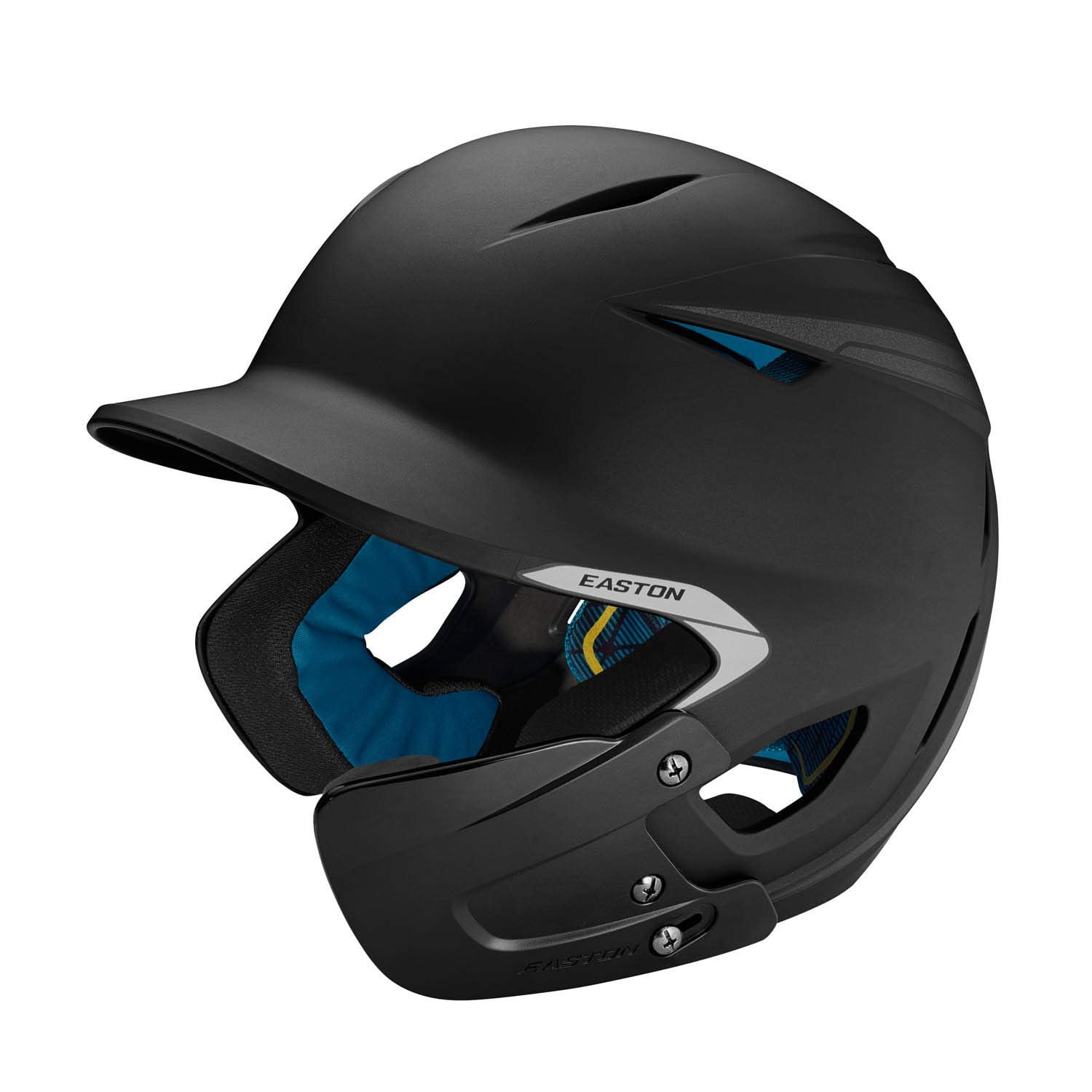 Easton ProX Matte Baseball Helmet with Jaw Guard. Junior. Black