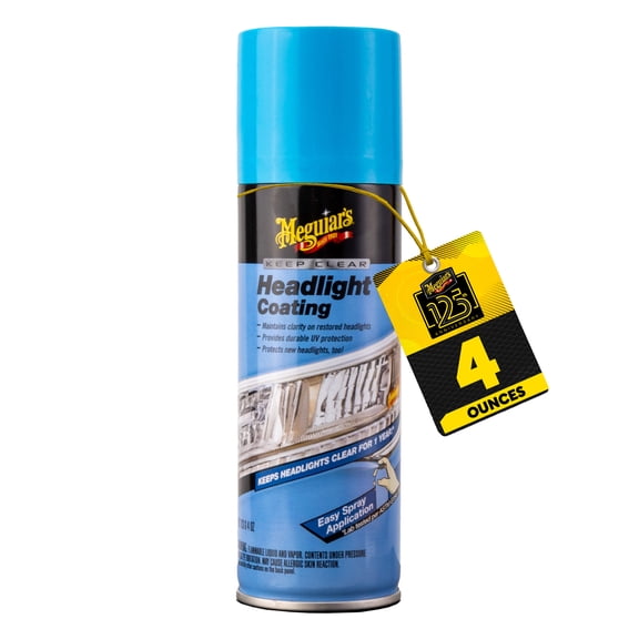 Meguiar's Keep Clear Headlight Coating, G17804, 4 oz, Aerosol