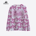 thumbnail image 4 of Sudadera con capucha estampada en 3D para mujer, nueva sudadera con capucha deportiva informal de calle con estampado de princesa Barbie, primavera/verano 2024, 4 of 5