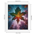 thumbnail image 2 of Paint By Numbers Kit for Adults Beginner - Maple Leaf Silhouette Autumn Sky DIY Canvas Painting Kits for Adults, Frameless Paint By Number for Adults for Home Wall Decor 16x20 Inch, 2 of 7