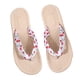 thumbnail image 2 of Alpargata de paja de imitación, sandalias para mujer, pantuflas de mujer con tacón plano y playa plana floral Wmkox8yii ytu8864, 2 of 7