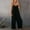 Black, variant on Womens Casual Playsuit Sleeveless Strap Loose Adjustable Jumpsuits Stretchy Long Pants Romper with Pockets