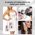 thumbnail image 6 of TECH CIRCLE Wallet Case for Galaxy S24 Ultra ,PU Leather Flip Protective Stand Flowers Floral Women Girls Case Card Holder Wristlet Mirror Shoulder Purse Case for Galaxy S24 Ultra 6.8" 2024,White, 6 of 10