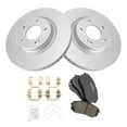 thumbnail image 2 of TRQ Front Ceramic Brake Pad & Coated Rotor Kit w/Chemicals for Sonata Optima BKA24759 Fits select: 2015-2018 HYUNDAI SONATA SE, 2016-2017 KIA OPTIMA LX, 2 of 5