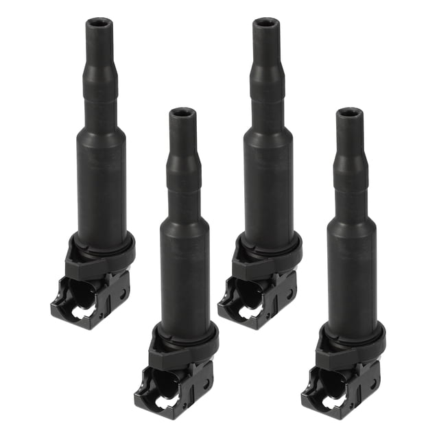 Paquete de bobina de encendido automotriz de repuesto para BMW 128i - Paquete de 4 negro