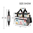 thumbnail image 3 of FORMRS Insulated Cooler Bag 24 Cans Capacity Soft Leakproof Lunch Box with Side Pockets, Cute Easter Eggs, 3 of 7