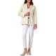 thumbnail image 2 of Chaqueta de Blazer de Ante Femenina Vintage Casual con Botones y Mangas Largas con Bolsillos XL Caqui, 2 of 6