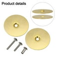 thumbnail image 4 of Filling Plate Door Handle Cover Door Renovation Adjustable Screw Length Brushed Satin Nickel Finish Diameter 67MM, 4 of 11