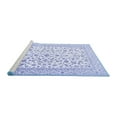 thumbnail image 2 of Ahgly Company Machine Washable Indoor Round Persian Blue Traditional Area Rugs, 3' Round, 2 of 4