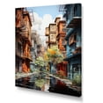 thumbnail image 2 of Designart "Factories Industrial euphony I" Cityscapes Canvas Art Print, 2 of 5