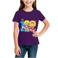 thumbnail image 5 of UQJfacai 100 Days of School Shirt Girls Kids Cute 100th Day of School T-Shirts Toddler Back to School Graphic Tees 2-14 Years, 5 of 5