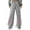 Light Gray, variant on TSADFHJI Maxi Skirt Women's Casual Knot Loose Sporty Outdoor Long Pants Stylish Streetwear Xxl Red