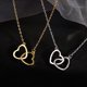 thumbnail image 3 of Collar de amor para mujer, cadena de clavícula ins, resistente a tirones, estilo Harajuku, cadena de cuello Simple de alta gama, 3 of 6