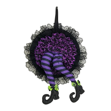 

Front Door Decoration Witch Legs Decoration Haunted House Decoration