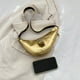 thumbnail image 4 of Bolsa de cuero de PU para mujer de hombro con bola de masa hervida a la moda para fiesta (dorado) Ehuebsd Para Estrenar, 4 of 9
